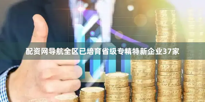 配资网导航全区已培育省级专精特新企业37家