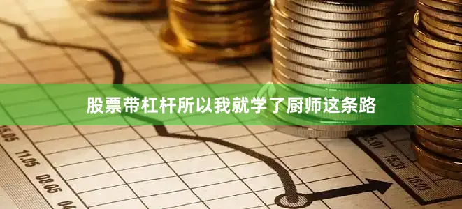 股票带杠杆所以我就学了厨师这条路